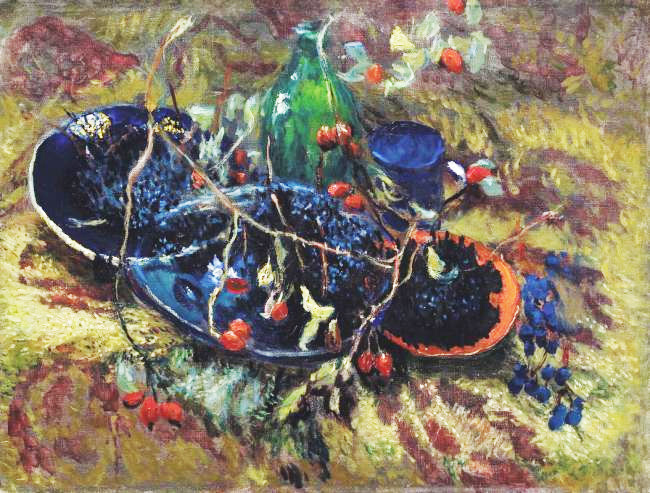 «Чорниця». 1993. Полотно, олія